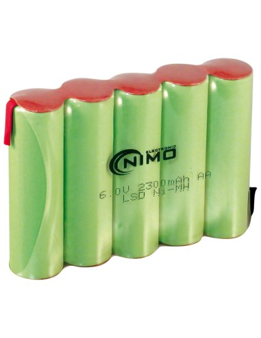 BATERIA RECARGABLE 5xAA 6V 2300mA NiMh