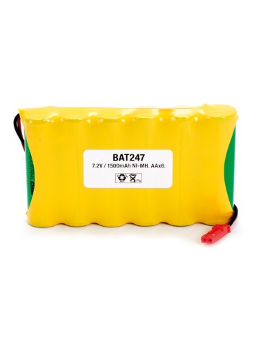 BATERIA RECARGABLE 6xAA 7 2V 1600mA NiMh