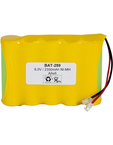 BATERIA 5xAA 6V 2500mA Ni-MH