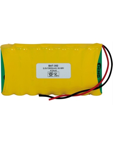 BATERIA RECARGABLE 9 6V 3800mA 4/3AX8 NI-MH