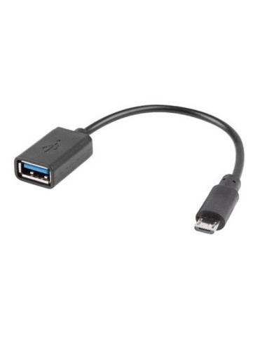 ADAPTADOR OTG USB A/H 2 0 - MICRO USB A/M  15CM 