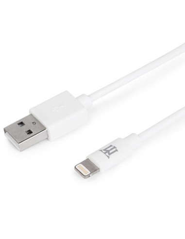 CABLE DATOS USB IPHONE7 LIGHTNING  1M  MAILLON BL