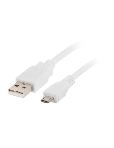 CABLE USB A/M - MICRO USB B/M 2 0  1M  BL LANBERG