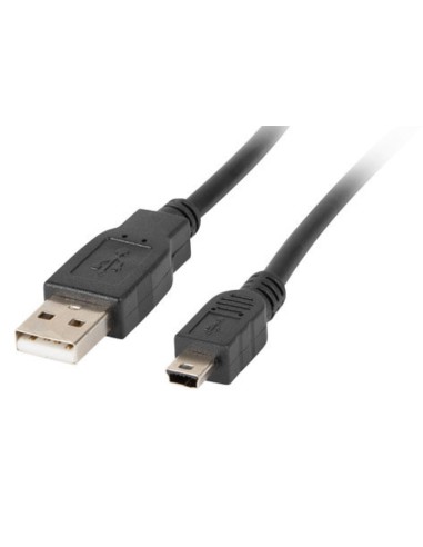 CABLE USB A/M - MINI USB A/M  5P   1 8M  LANBERG