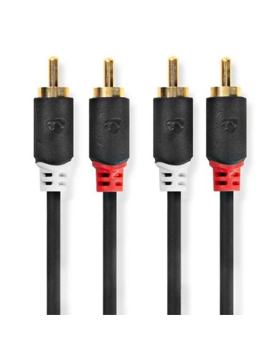 CABLE 2 RCA/M - 2 RCA/M  0 5M  HQ NEDIS