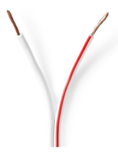 CABLE ALTAVOZ ROJO/BLANCO 2x1 5  1M 