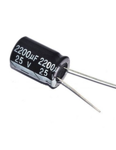 CONDENSADOR ELECTROLITICO 2200uF 25V