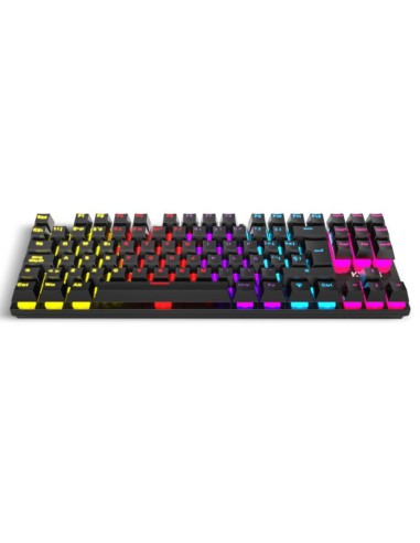 TECLADO GAMING RETROILUMINADO KROM KASIC TKL NEGRO