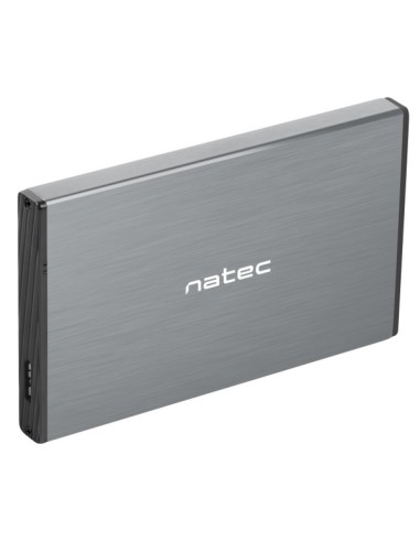 CARCASA HDD EXTERNO 2 5  SATA/USB 3 0 NATEC GRIS