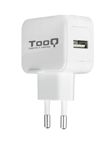 CARGADOR RED USB 2 4A TOOQ BLANCO