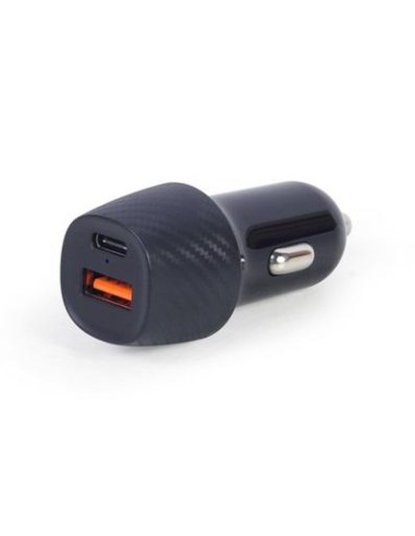 ADAPTADOR DE MECHERO 12-24V USB/A-USB/C 3 0A GEMBI