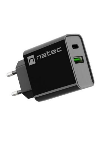 CARGADOR RED 20W USB  A    USB  C  3A NATEC 