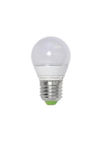 BOMBILLA ESFERICA MINI LED 6W E27 LUZ CALIDA LG