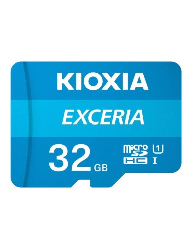 TARJETA MEMORIA MICRO SD 32GB CLASE 10 KIOXIA AZUL