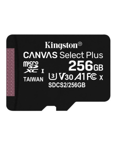 TARJETA MEMORIA MICRO SD 256GB CLASE 10 KINGSTON