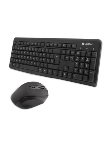 TECLADO   RATON INALAMBRICO COOLBOX COO-KTR-02W