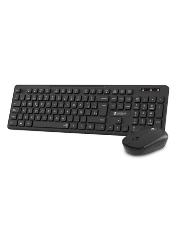 TECLADO   RATON USB CSSK01 SUBBLIM NEGRO