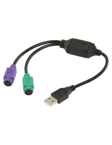 CABLE ADAPTADOR USB A/M - 2 PS2/H  0 30M 