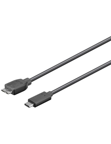 CABLE USB C/M - MICRO USB B/M 3 0  0 6M 