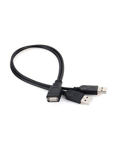 CABLE DUPLICADOR 1 USB A/H - 2 USB A/M  0 30M 